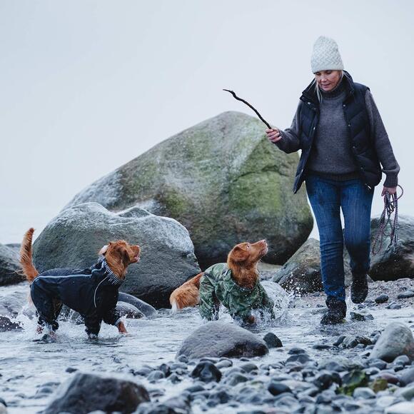 NWT Hurtta Downpour Suit Dog Rain & Snow Coat – Raven, Size 12S - Picture 4 of 5